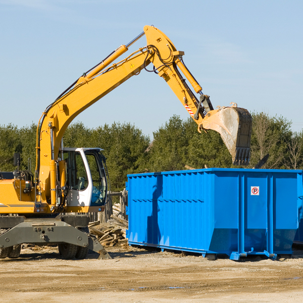 can i choose the location where the residential dumpster will be placed in Lohrville WI